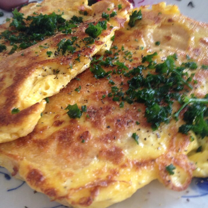 油揚げの卵マヨ焼き